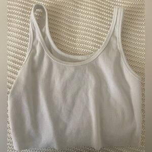 Wild fable white cropped tank top